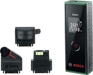 Laserski daljinomer Zamo III Set - sa svim nastavcima (traka+točkić+laser-nivelir)  BOSCH(0603672701)