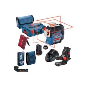 Linijski laser GLL 3-80 C+BM 1+LR 7+BM 1 nosač sa 1x2.0Ah 12V BOSCH (0601063R05)
