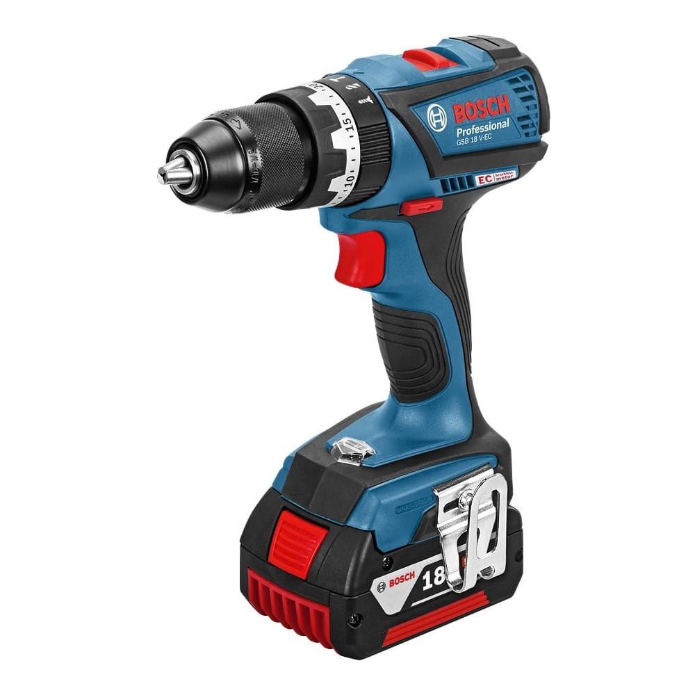 Akumulatorska vibraciona bušilica – odvrtač GSB 18 V-EC 2×5.0Ah  BOSCH (06019E9120) — slika 2