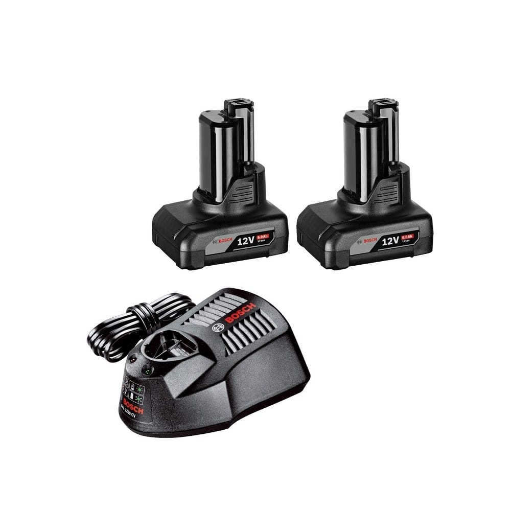Početni set Starter set 2 x GBA 12V 6.0 Ah + GAL 1230 CV Professional (1600A00X7N) BOSCH