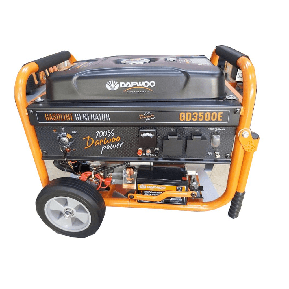 Daewoo benzinski agregat generator 2800W, električni start GD3500E