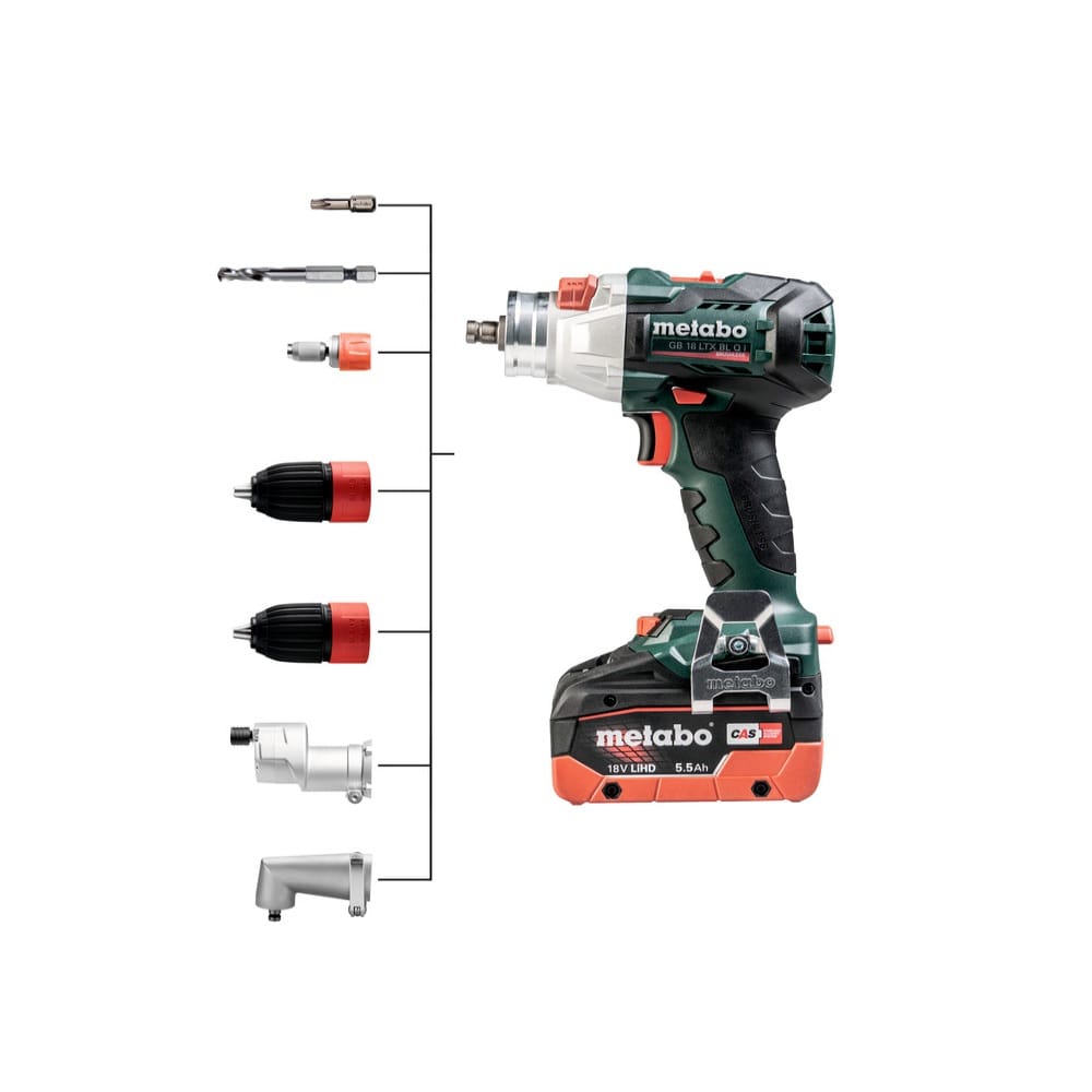 Akumulatorska bušilica GB 18 LTX BL Q I + metaBOX (602362840) METABO — slika 3
