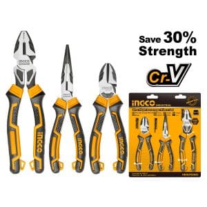 Ingco set klešta ojačana 180-240mm HKHLPS2832