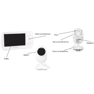 Baby kamera sa monitorom za nadzor KBM 520