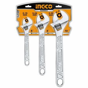 Ingco 3 delni set podesivih ključeva HADWK031