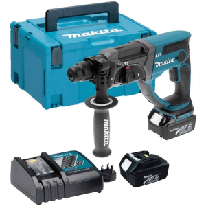 Makita DHR202RFJ Akumulatorska bušilica-čekić, 2x3.0Ah