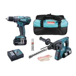 Makita DLX2137M set alata, Makita DHP482 + Makita DHR263
