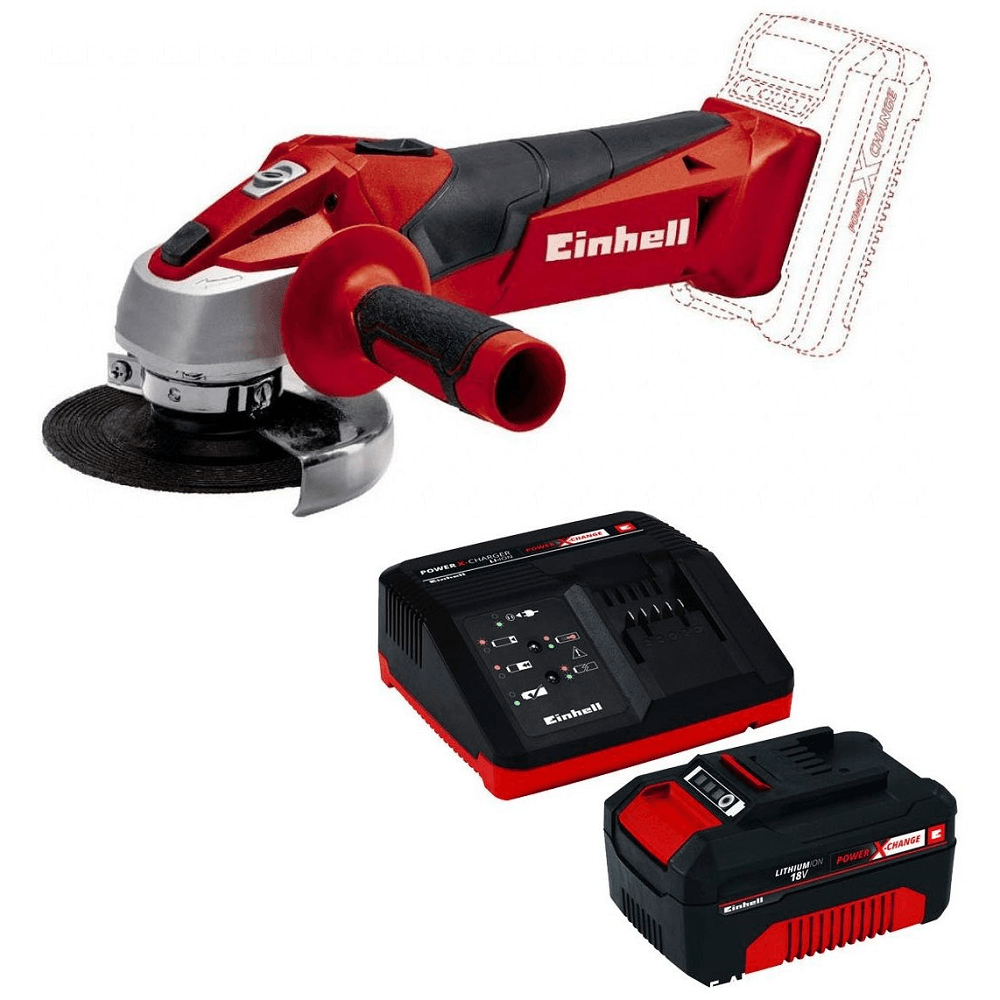 EINHELL akumulatorska brusilica TC-AG 18/115 Li 1×4,0Ah