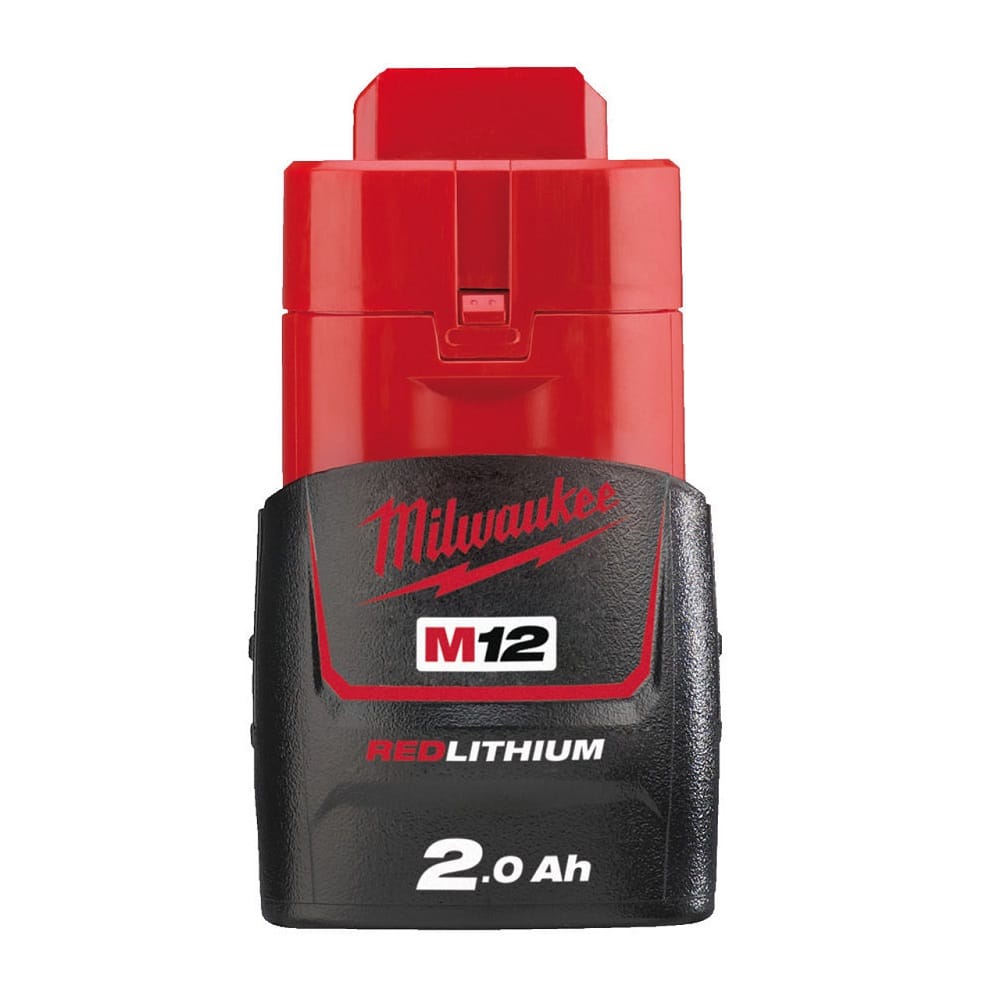 Set M12 NRG-202 HIGH punjač + baterije 12V Milwaukee 4933459209 — slika 3
