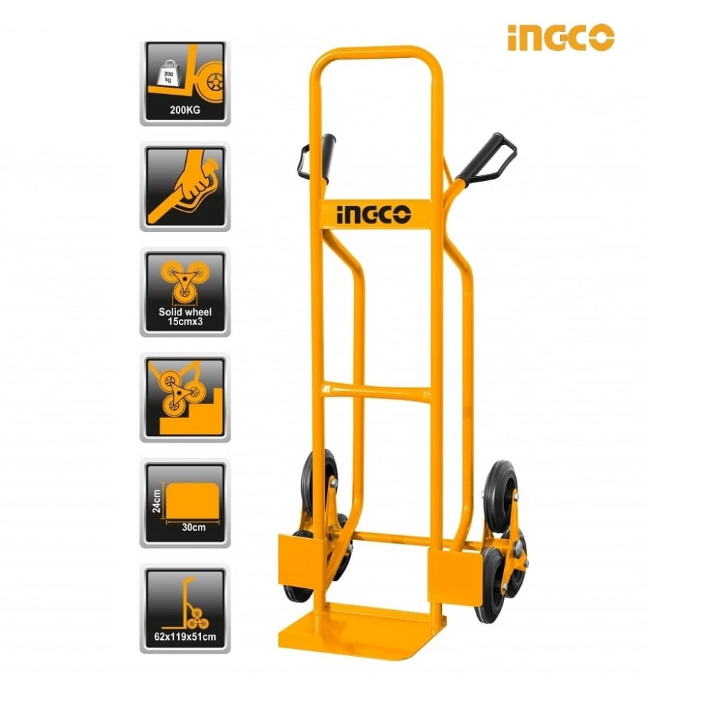 Ručna transportna kolica HHHT20461 200kg. INGCO — slika 2