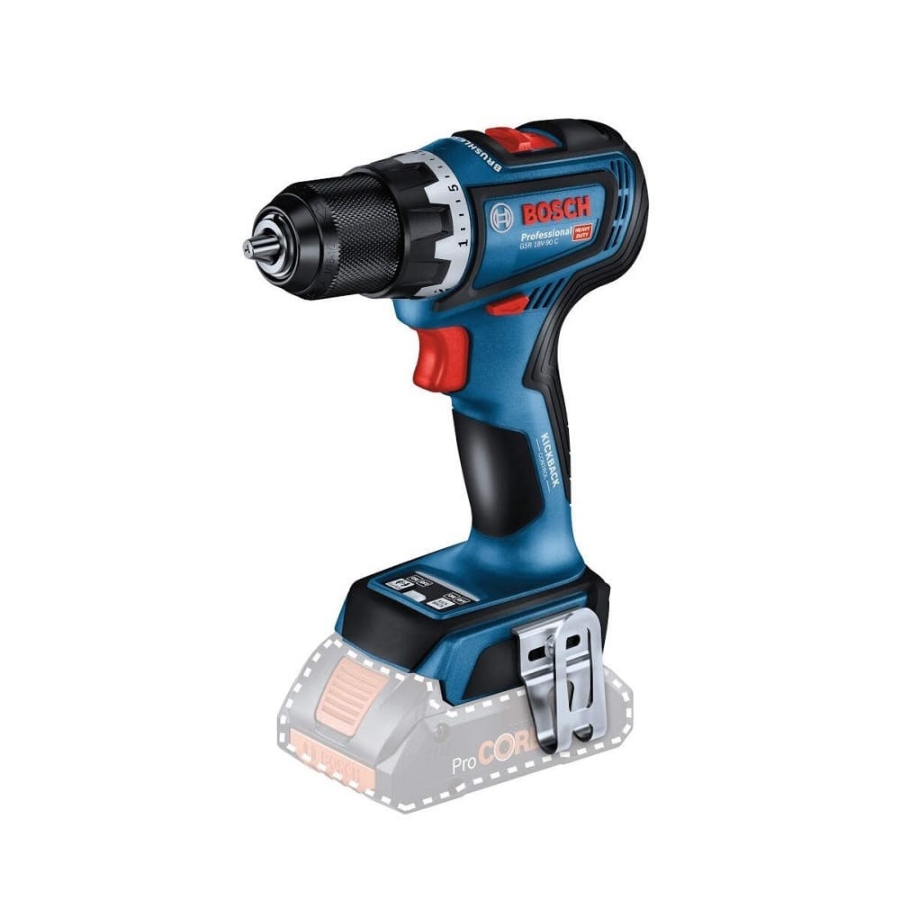 Akumulatorska bušilica/odvijač GSR 18V-90 C 2×4.0 Ah + L Boxx kofer (06019K6003) Bosch — slika 2