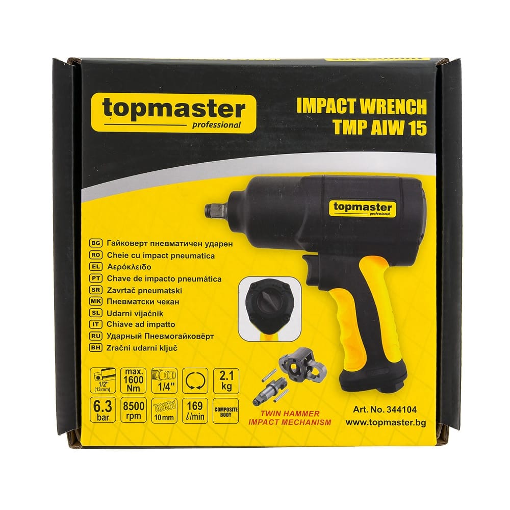 Pneumatski udarni zavrtač AIW 15 1600NM 1/2″ topmaster — slika 4