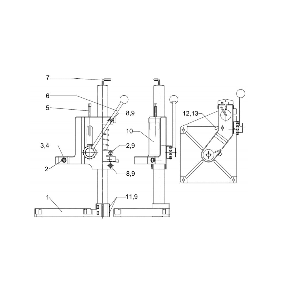 Nosač za bušilicu Metabo 890 (600890000) — slika 3
