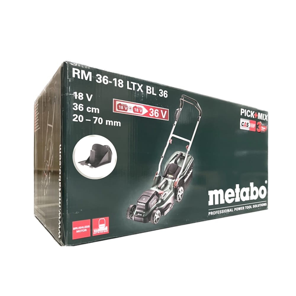 Akumulatorska kosilica za travu RM 36-18 LTX BL 36 (601716850) Metabo — slika 4