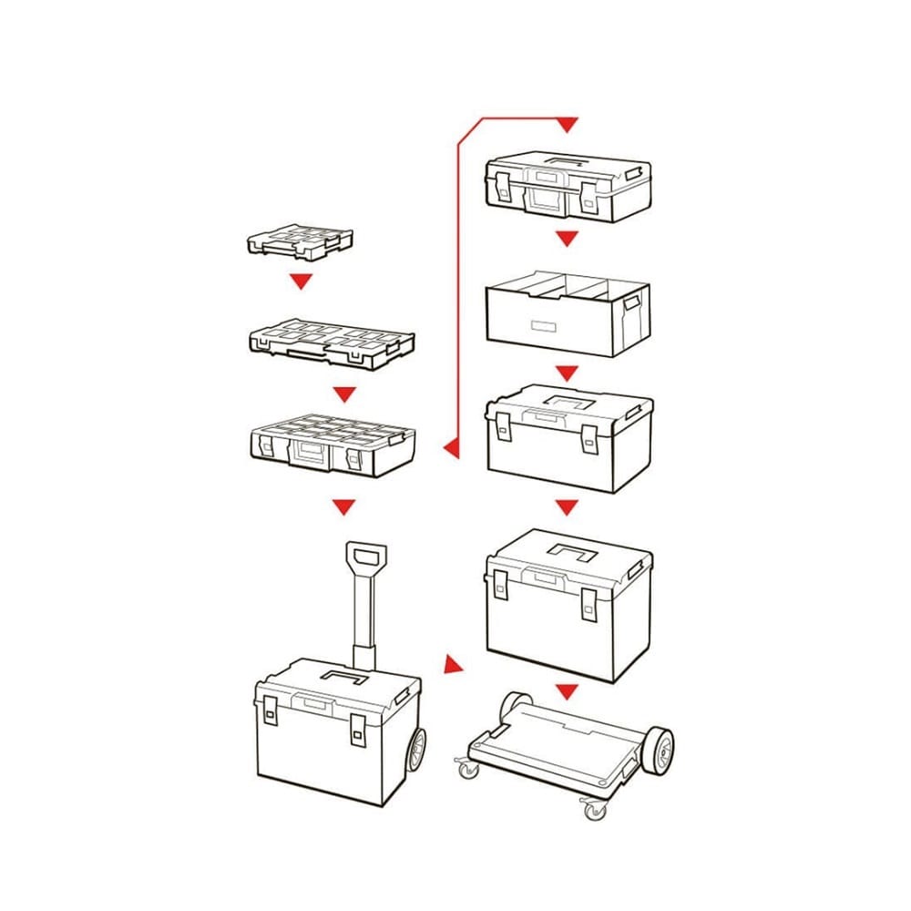 Transportni kofer za alat SYSTEM ONE 450 2.0 VARIO QBRICK — slika 4