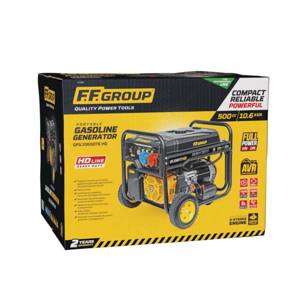 Benzinski agregat (generator) GPG 10600TE HD F. F.GROUP — slika 2