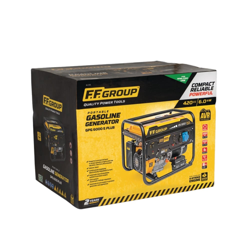 Benzinski agregat (generator) GPG 6000E PLUS F. F.GROUP — slika 2