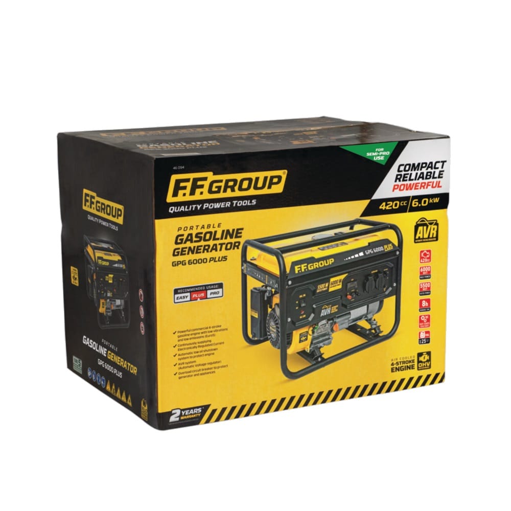 Benzinski agregat (generator) GPG 6000 PLUS F. F.GROUP — slika 2