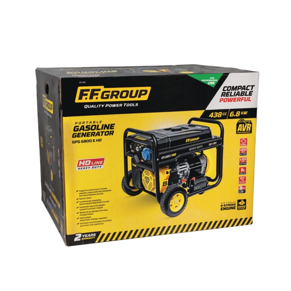 Benzinski agregat (generator) GPG 6800E HD F. F.GROUP — slika 2