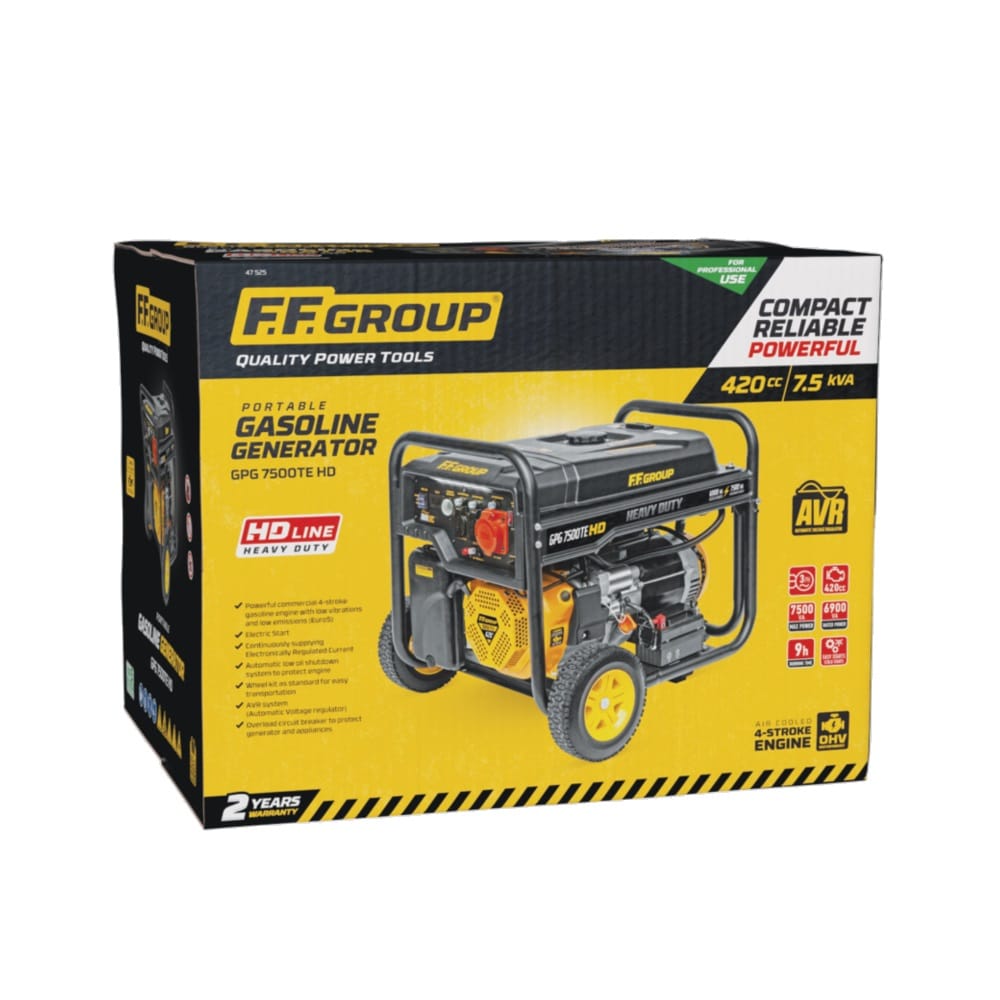 Benzinski agregat (generator) GPG 7500TE HD F. F.GROUP — slika 2