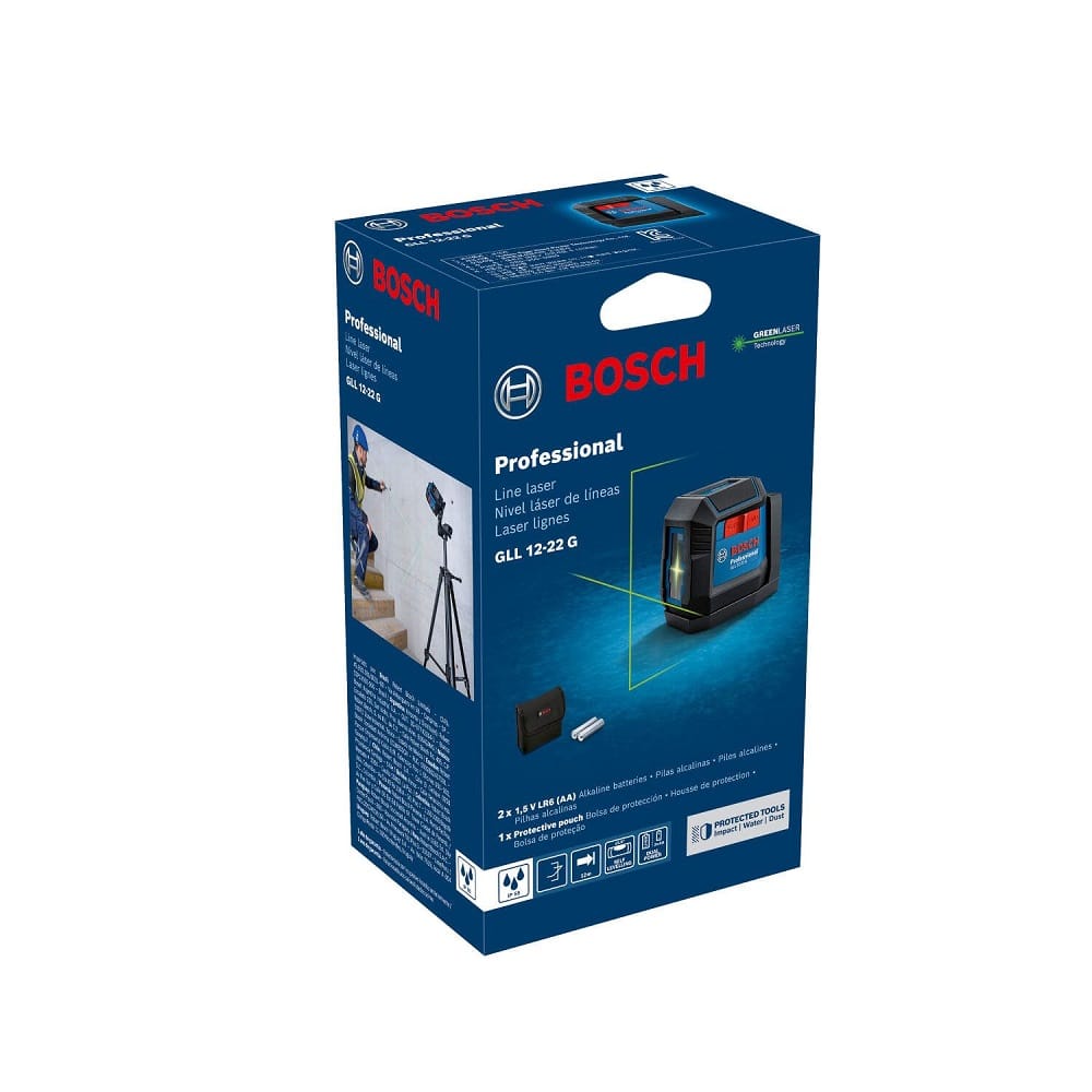 Linijski laser GLL 12-22 G domet 12m (0601065320) Bosch — slika 4
