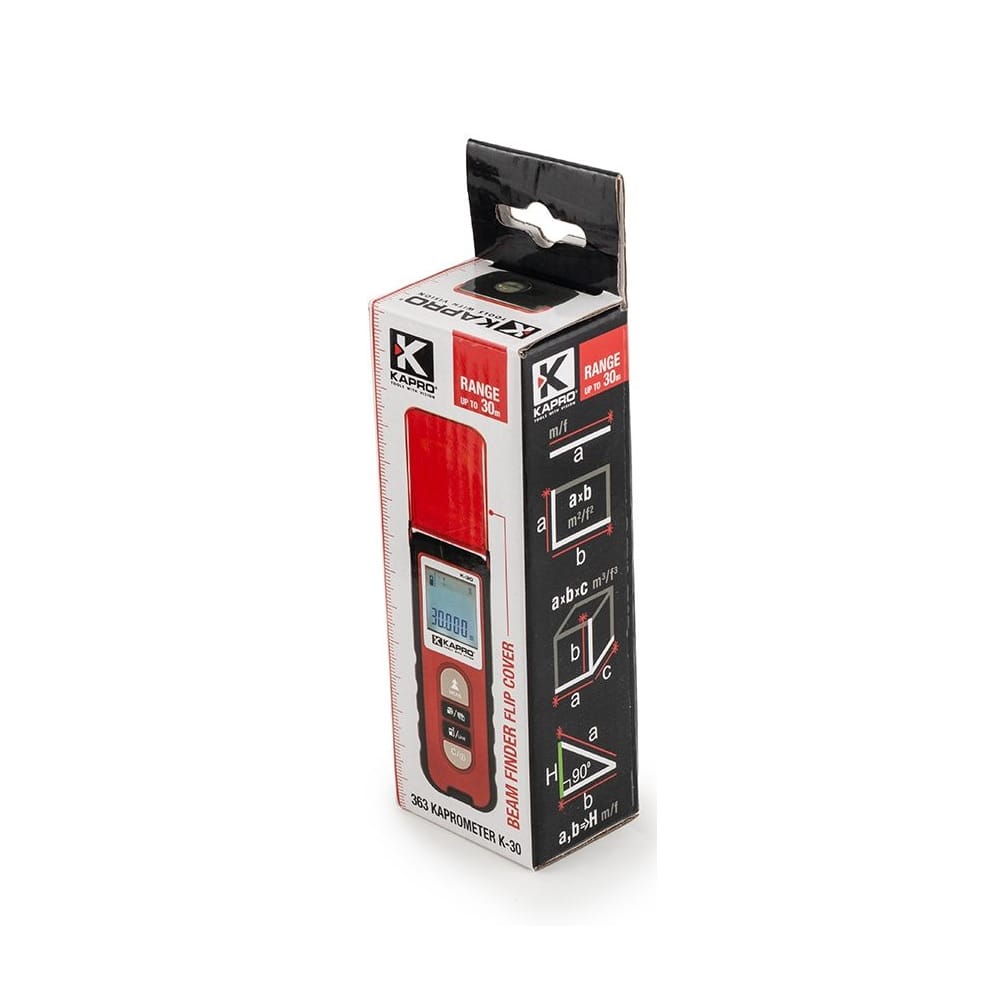 Laserski daljinomer dometa 30m Kapro 363 Kaprometer™ K-30 (K363) — slika 4