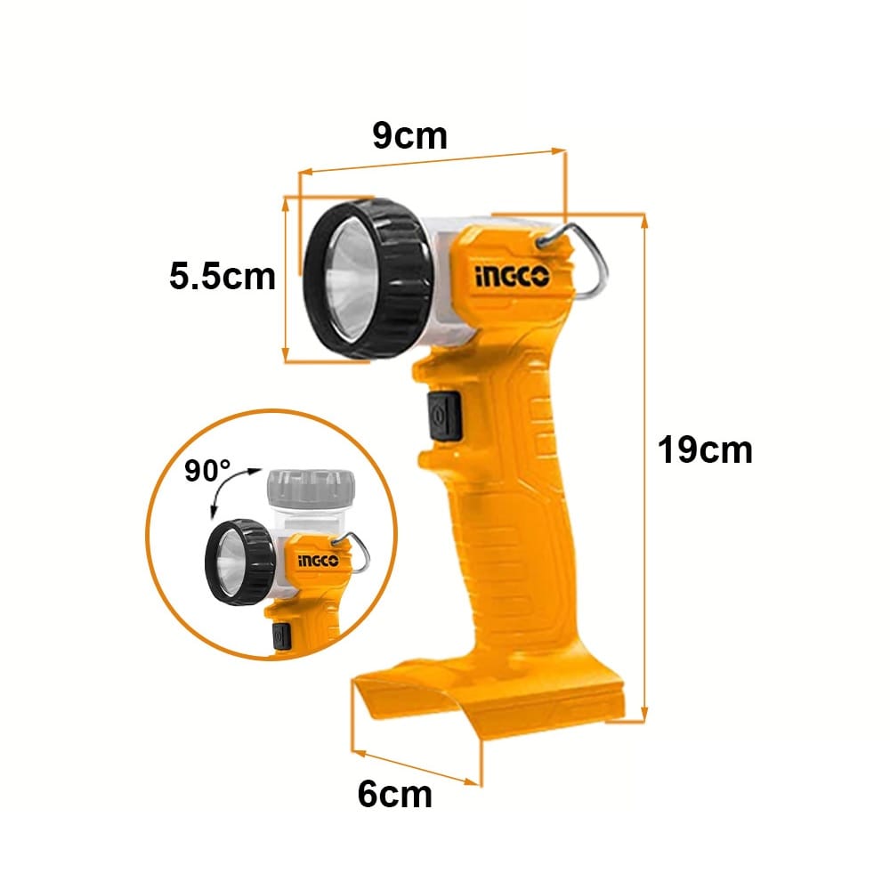 INGCO Akumulatorska radna lampa