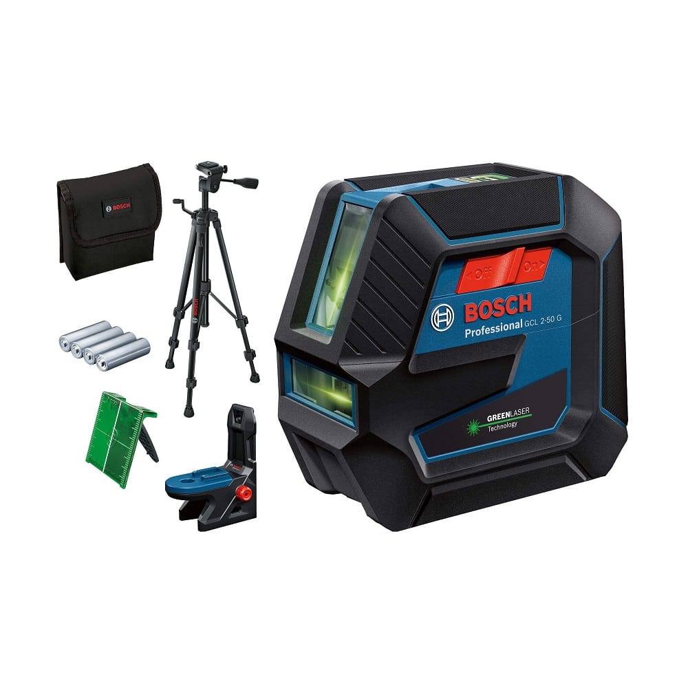 Kombinovani laser GCL 2-50 G + stativ + magnetni nosač (0601066M01) Bosch