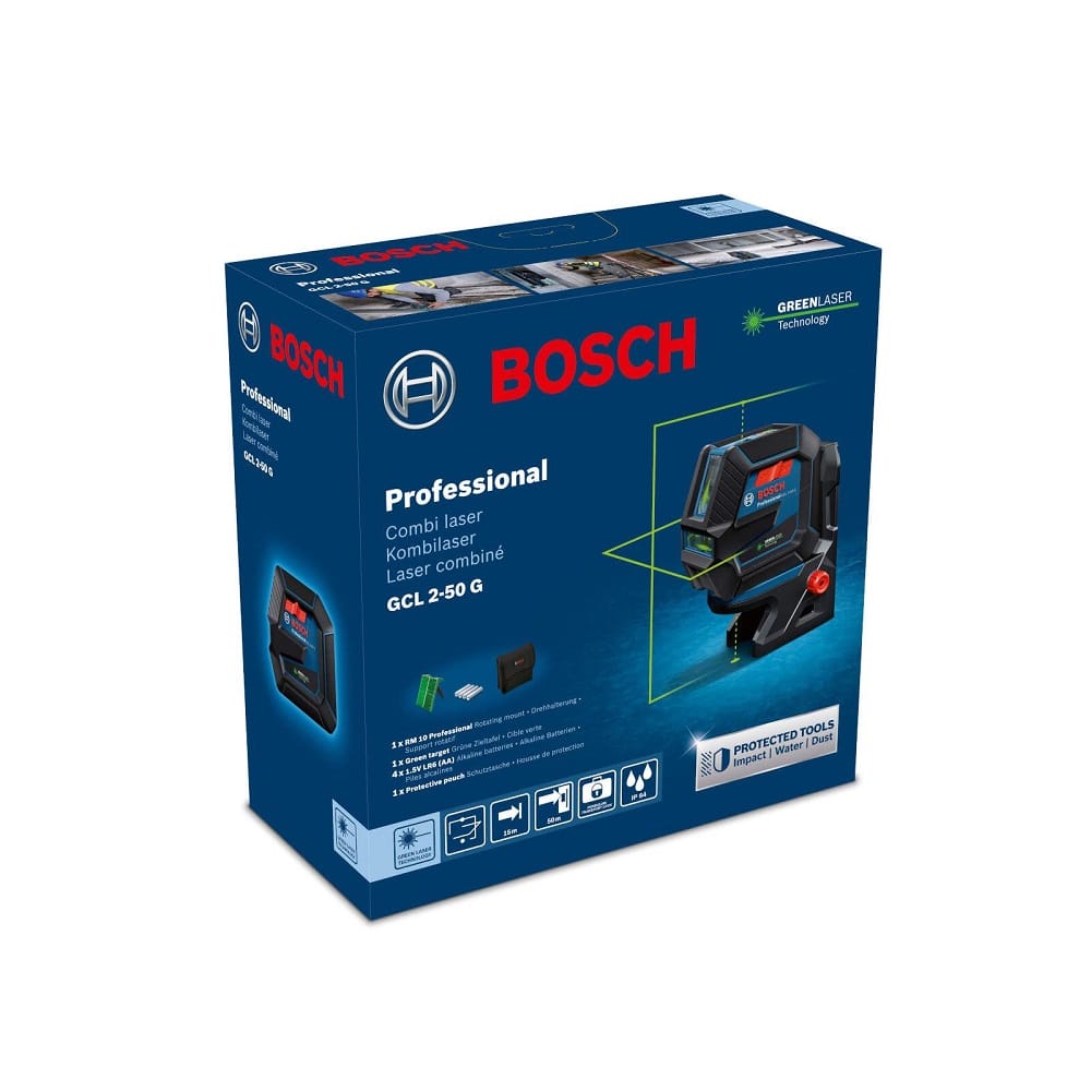 Kombinovani laser GCL 2-50 G + stativ + magnetni nosač (0601066M01) Bosch — slika 4