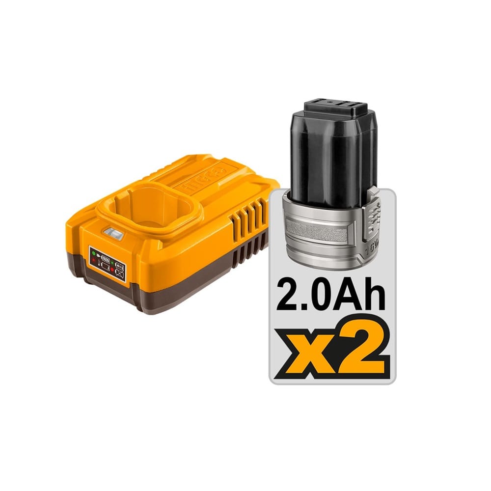 Akumulatorska bušilica CDLI16682 60Nm 2×2,0 Ah SUPER INGCO — slika 3