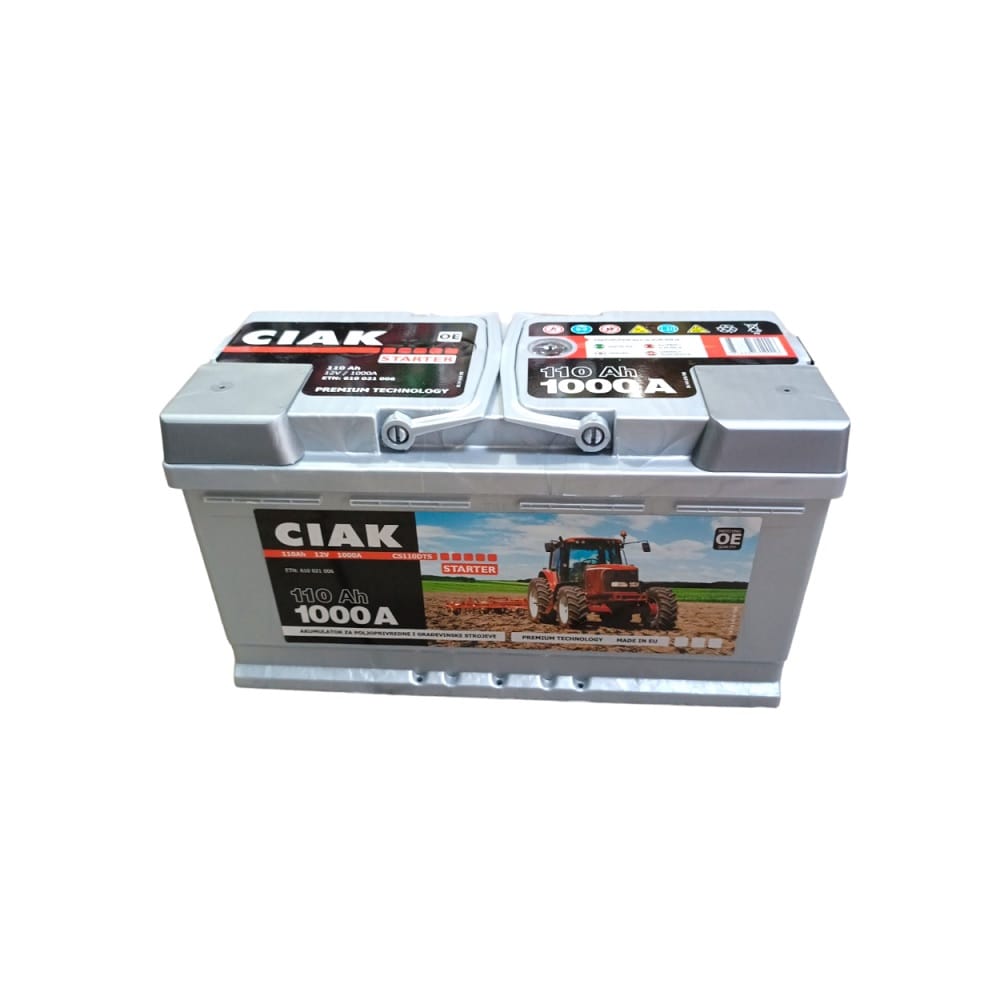 CIAK akumulator Heavy Duty 12V 110Ah Traktor profi D+ — slika 3