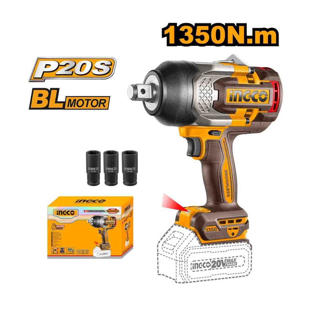 Akumulatorski udarni odvijač CIWLI201351 3/4″ 1350Nm Solo SUPER INGCO