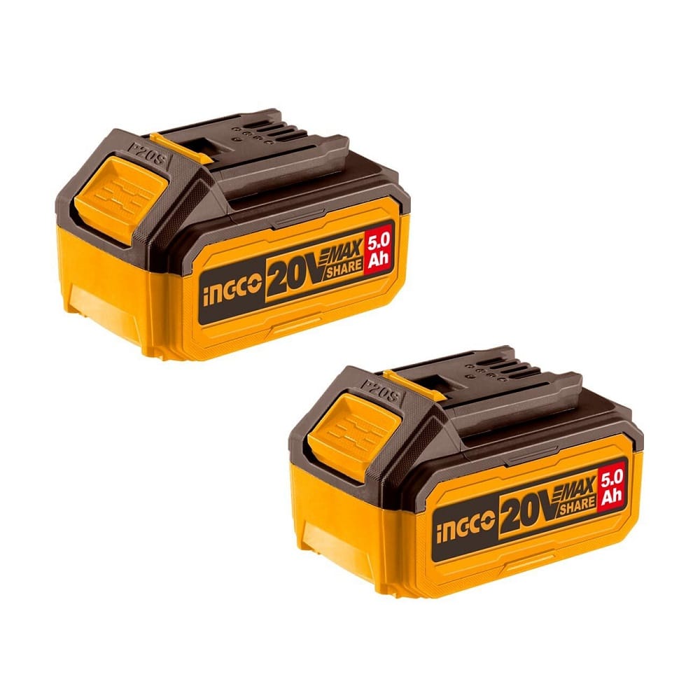Set baterija 20V COSLI240464E 2×5,0Ah SUPER INGCO — slika 2