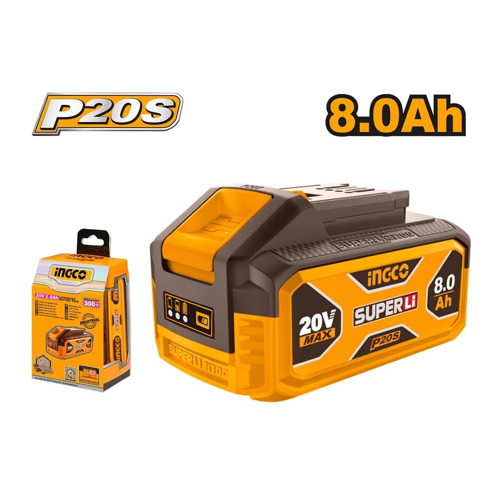 SUPER INGCO Lithium-ion baterija FBLI2108 20V 8.0Ah