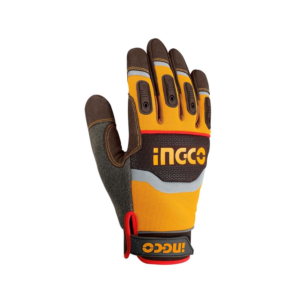 Ojačane zaštitne rukavice HGMG02-XL mechanic SUPER INGCO — slika 3