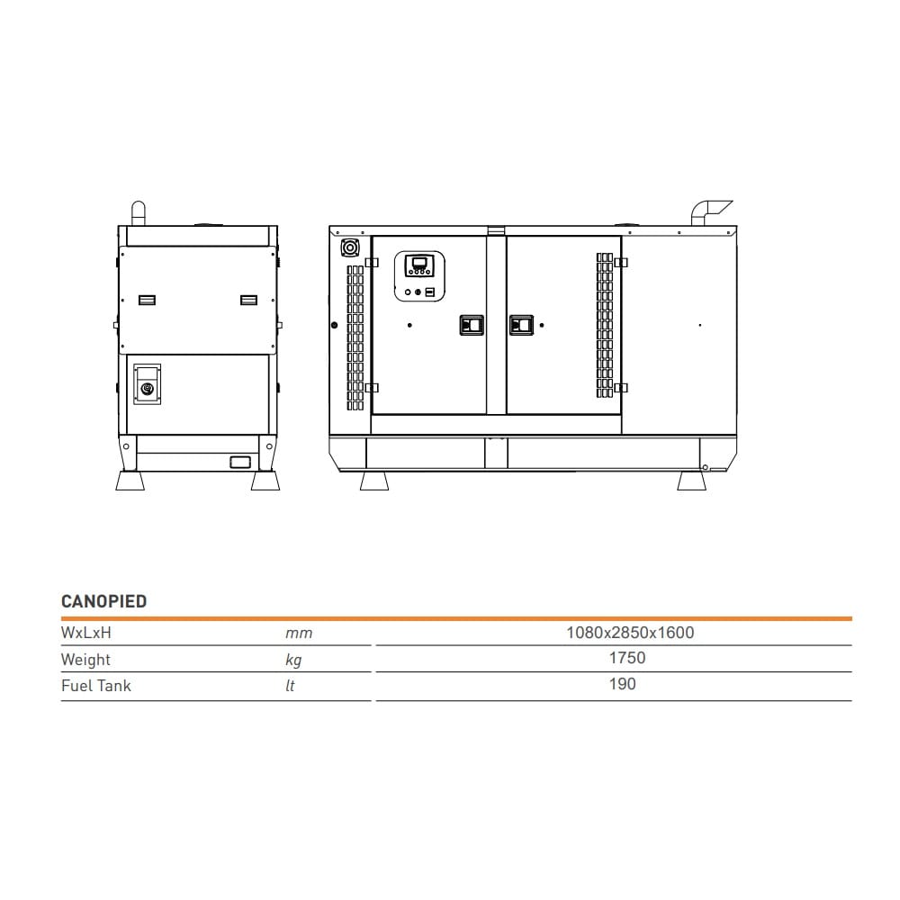 Dizel agregat (generator) WM-180 144kW WIRMAN — slika 3