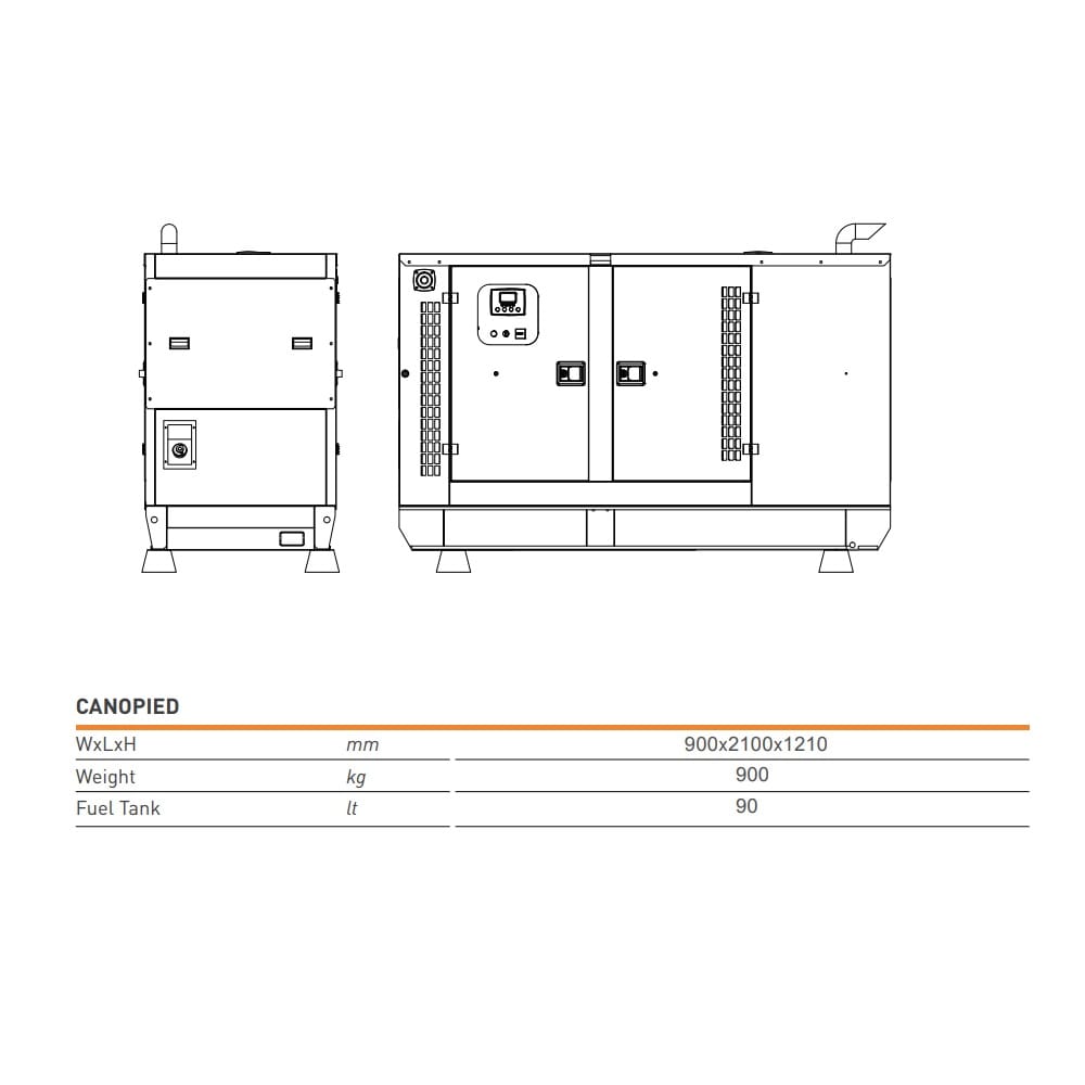 Dizel agregat (generator) WM-25 20kW WIRMAN — slika 3