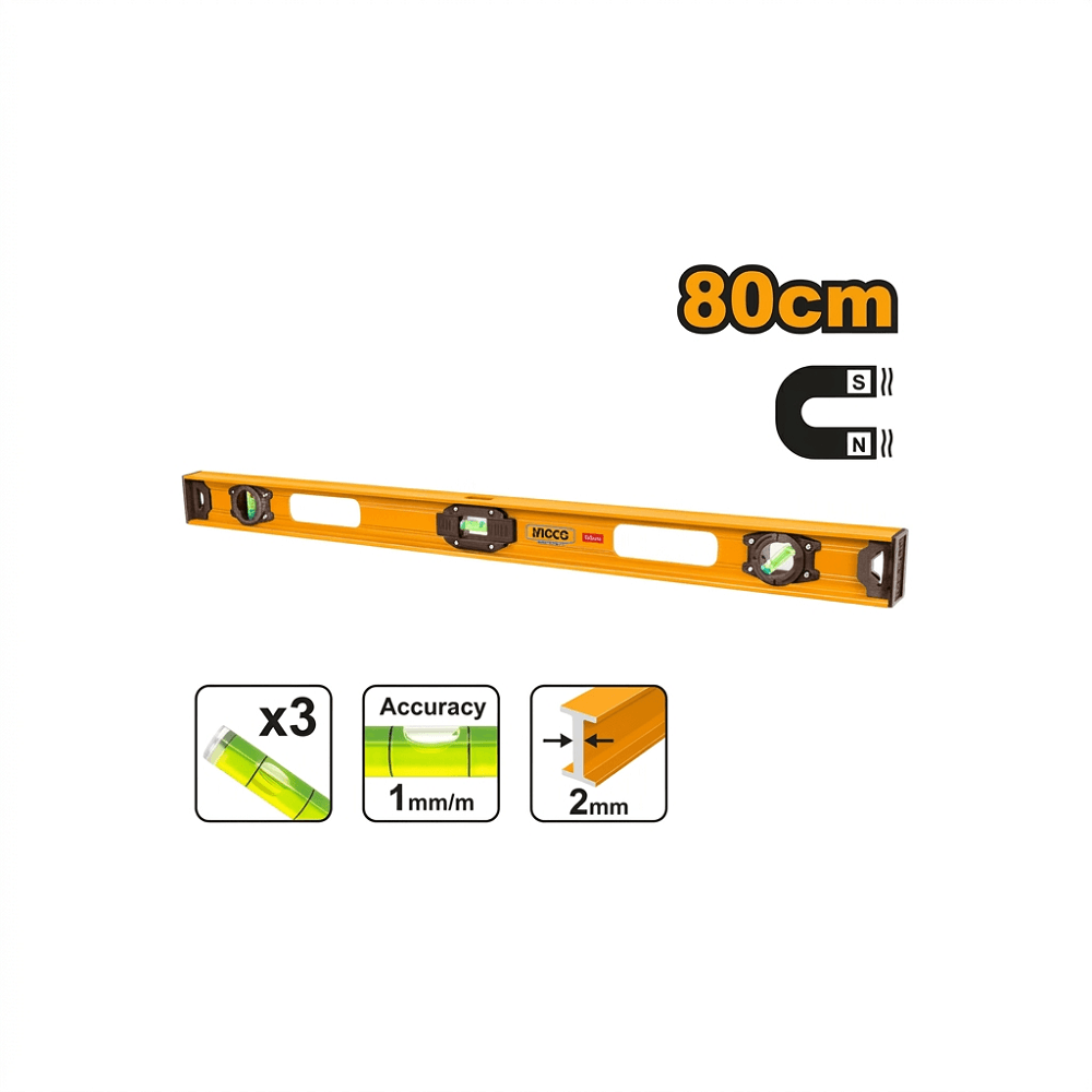 SUPER INGCO Magnetna libela Spirit HSL28080 80cm